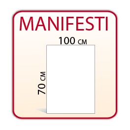 1 Manifesto Singolo 70x100 cm