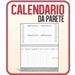 250 Calendari da Parete A4