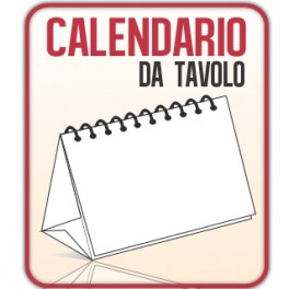 250 Calendari da Scrivania A5 quadrato 14,8x14,8 cm.